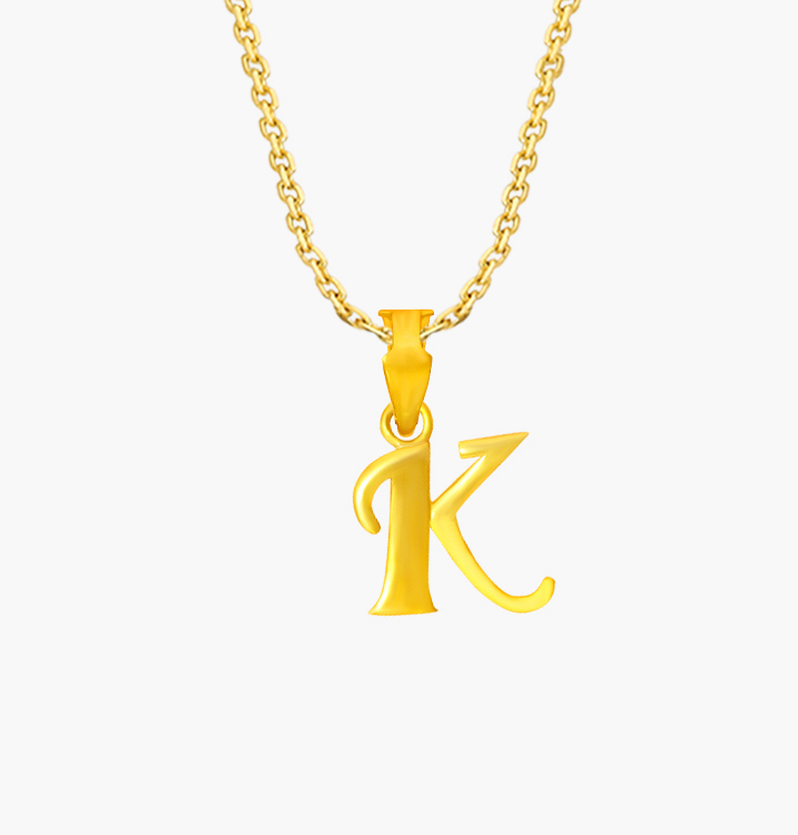 The Initial K Pendant